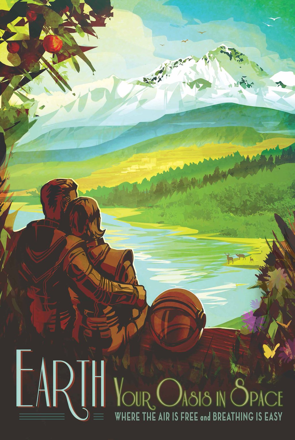 Stylish framed poster of retro celestial inspired moments in space travel history curated by Madison Cool. Shop now.