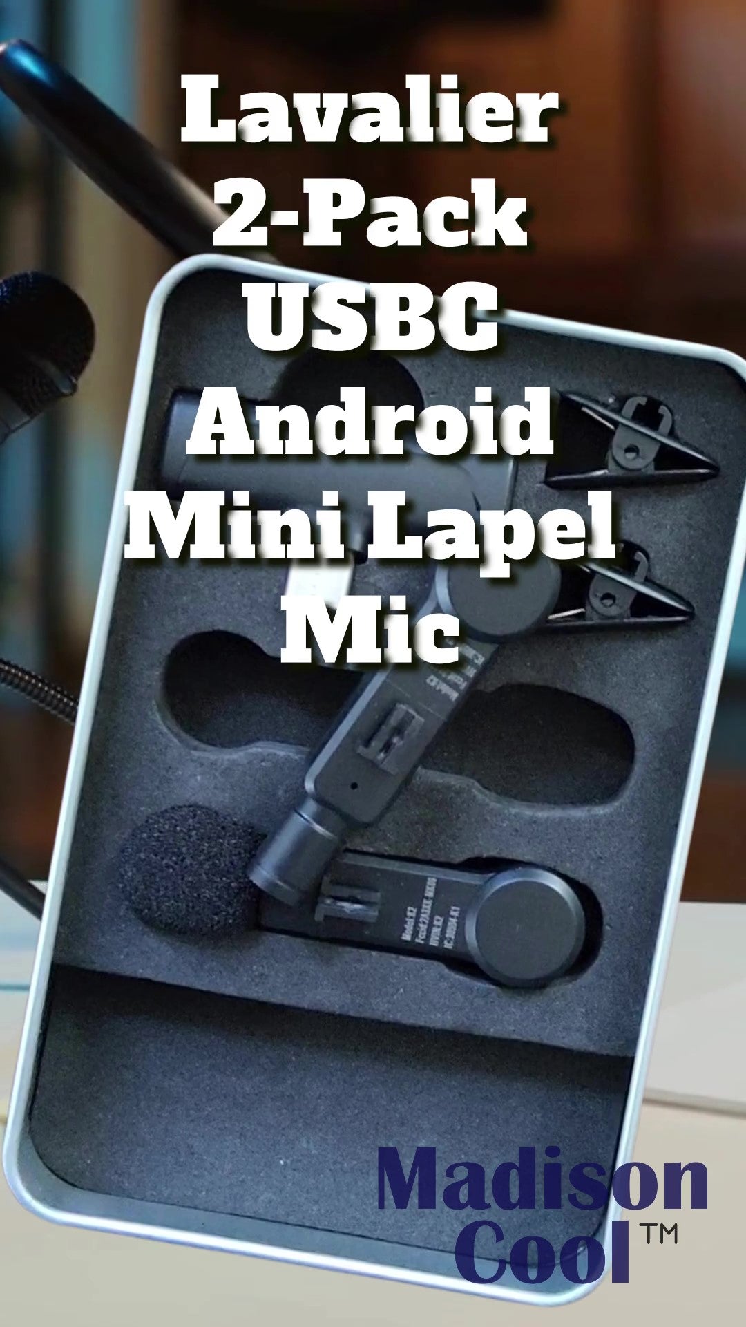 Madison Cool reviews the Lavalier mini lapel Microphones from Amazon