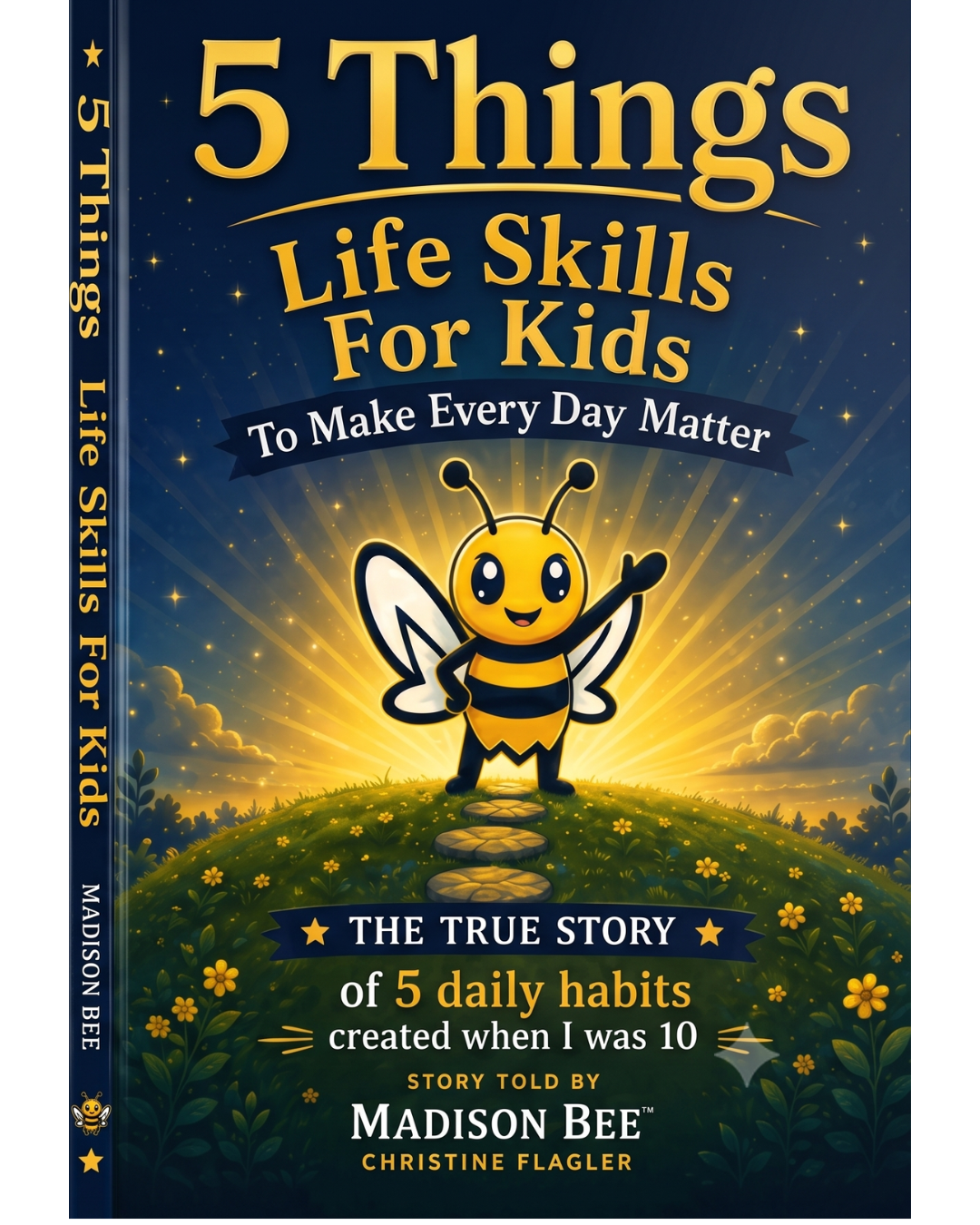 Five Things a Day book is a true story of skills for kids that was created by a kid. It is a thoughtful, engaging life guide for kids, tweens, and teens that introduces five simple principles for creating days that feel meaningful, purposeful, and balanced.