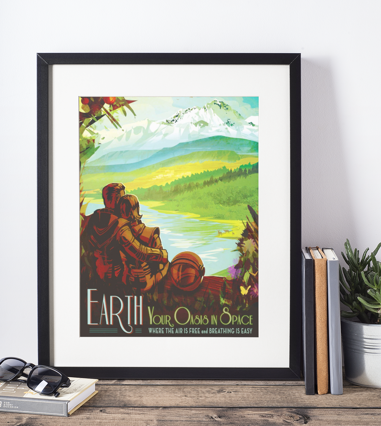 Celestial Inspired- Retro Styled Framed Print Made To Order by Madison Cool