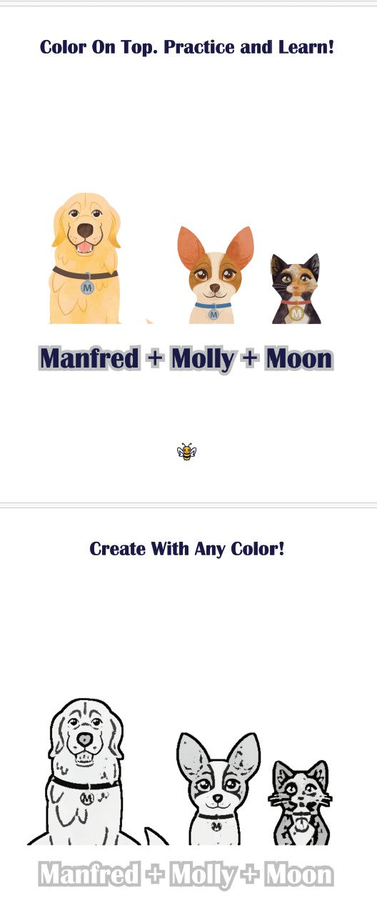 I can color now activity and coloring book by Madison Cool where children learn more than coloring and they learn how to express themselves 